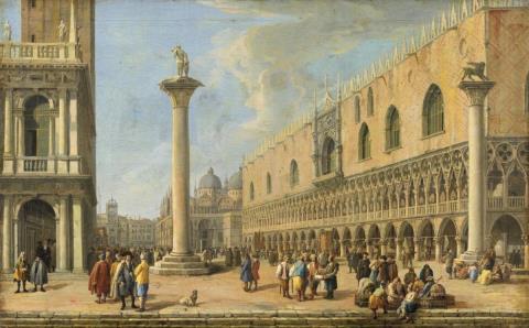 Luca Carlevarijs - VIEW OF VENICE WITH THE PIAZZETTA DI SAN MARCO AND PALAZZO DUCALE