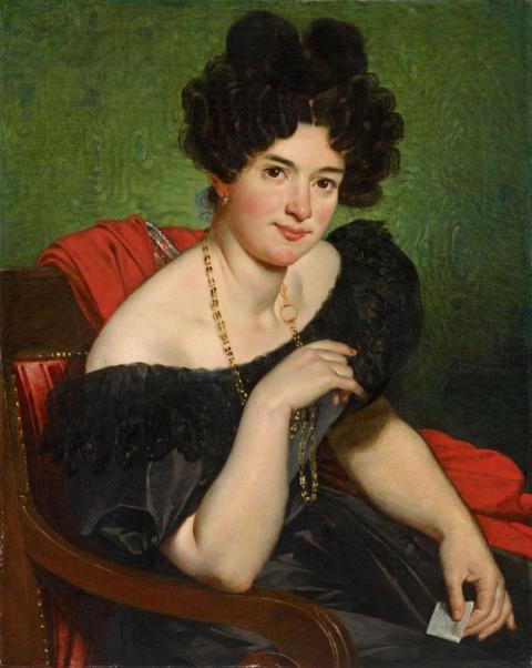 Francois Pascal, Baron Gérard - PORTRAIT OF A LADY