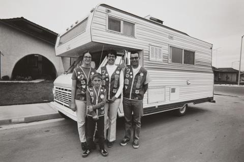Bill Owens - Camper Family (from the series: Suburbia)