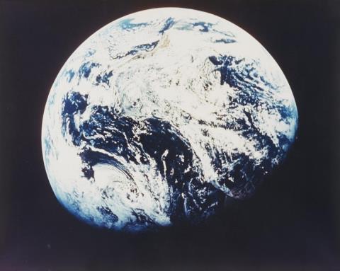 NASA - The first image taken by humans of the whole Earth, Apollo 8