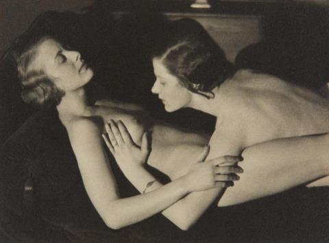 Heinz von Perckhammer - Untitled (Two female nudes)