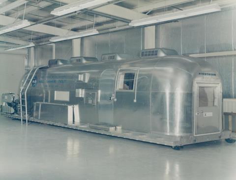 NASA - Mobile quarantine facility built by NASA for astronauts returning from the moon