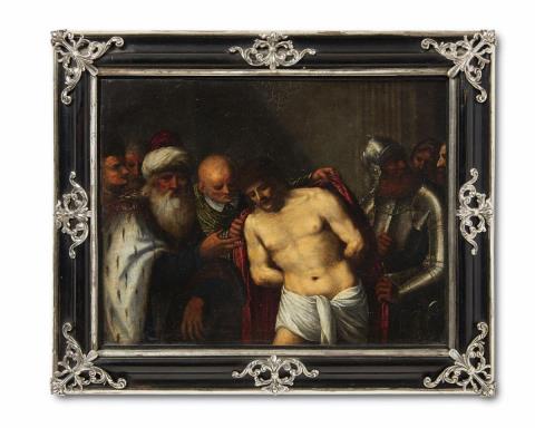 Italienischer Meister des 17. Jahrhunderts - Christus vor Kaiphas