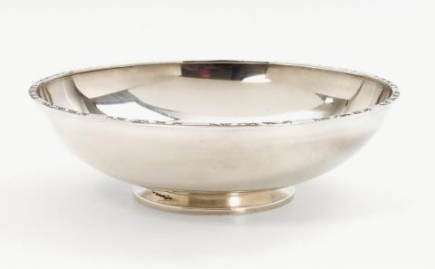Evald Nielsen - A Copenhagen silver bowl. Marks of Evald Nielsen, ca. 1950.