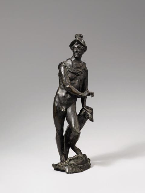  Venice - A probably Venetian figure of the god Mars, the mould attributed to Tiziano Aspetti, 17th century