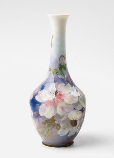 Paul Miethe - Vase mit Weichmalerei