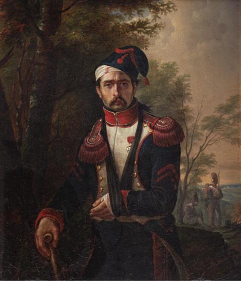 Raymond de Baux - A Wounded Polish Soldier