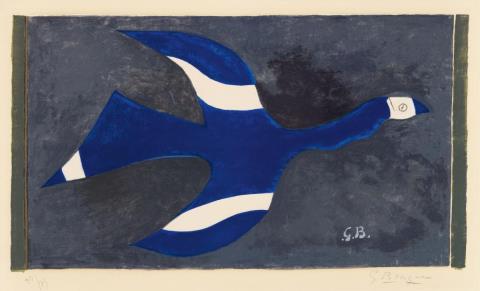 Georges Braque - Vol de nuit (oiseau XII)