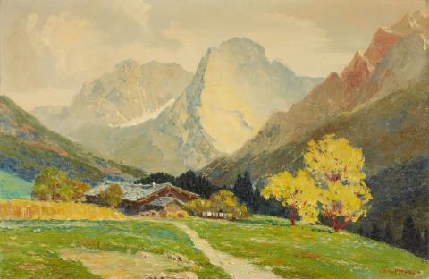 Otto Pippel - Bayerische Berglandschaft