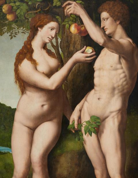  Unbekannter Künstler - Adam und Eva