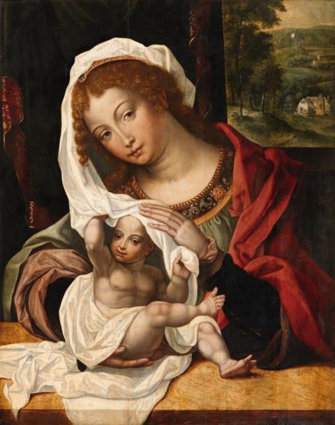 Jan Gossaert - Madonna mit Kind