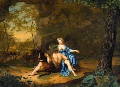 Frans van Mieris the Younger - Bacchus and Ariadne