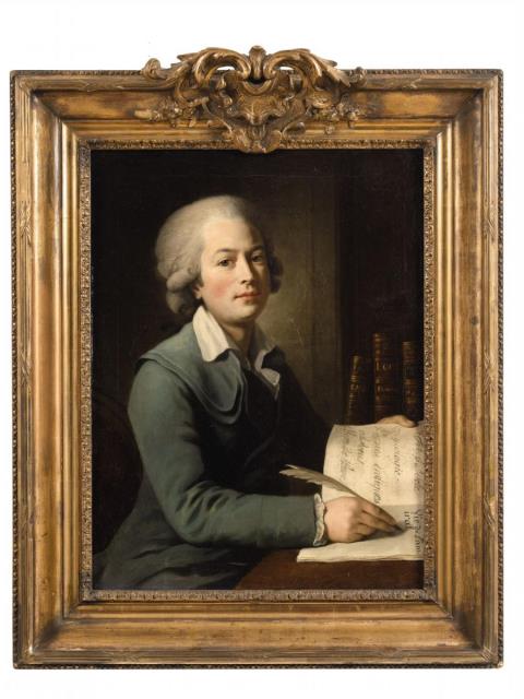 Lié Louis Périn-Salbreux - Bildnis eines schreibenden jungen Mannes