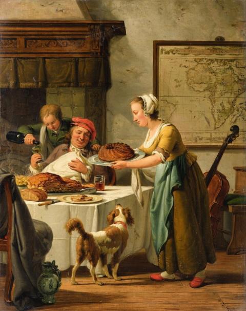 Abraham van Stry the Elder - The Gourmet