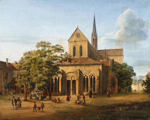 Domenico Quaglio the Younger - The Cistercian Abbey in Maulbronn