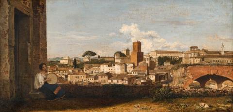 Charles Victoire Frédéric Moench, called Munich - A View of Rome