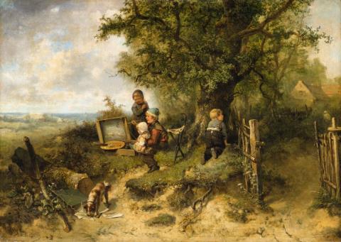 Johann Mari Ten Kate - The Little Landscape Painters