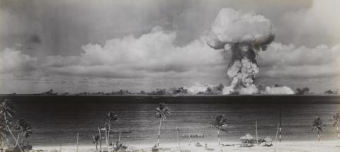 Joint Army Task Force One Photo - Ohne Titel (Underwater atomic bomb, Bikini Atoll, 9 July 1946)
