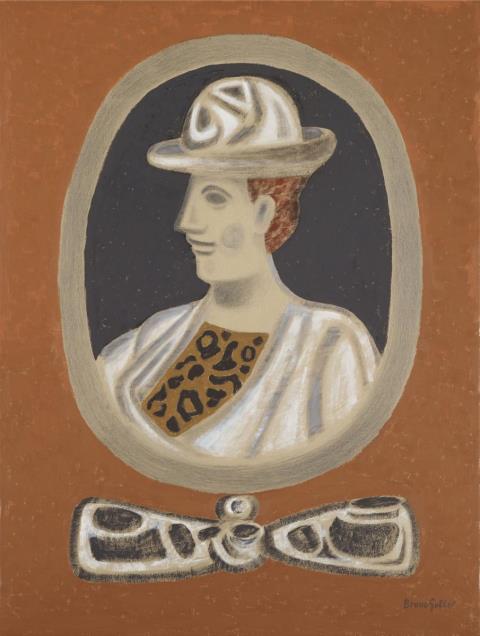 Bruno Goller - Frau mit Hut