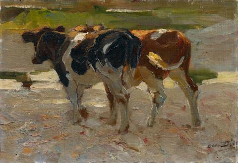 Otto Dill - Zwei Kühe