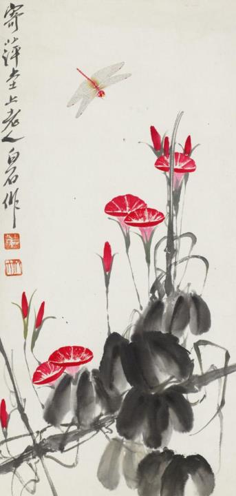 Qi Baishi, in the manner of