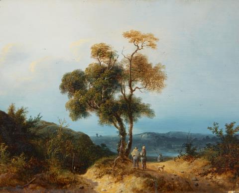 Hendrik Pieter Koekkoek - Bergige Landschaft