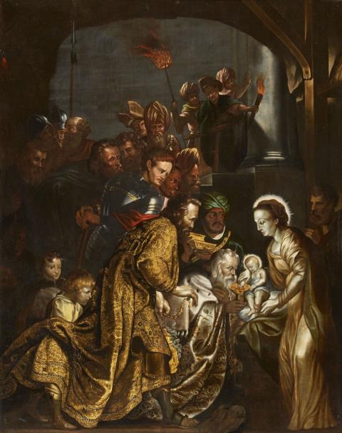 Peter Paul Rubens, nach - Anbetung der Könige