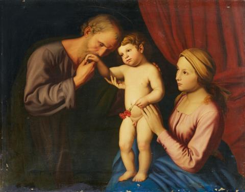  Deutscher Künstler - Heilige Familie