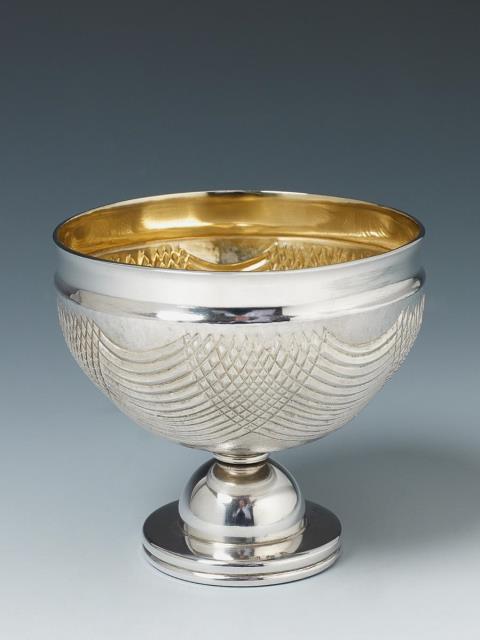 Wilhelm Nagel - A Cologne silver partially gilt chalice. Wilhelm Nagel, ca. 1990.