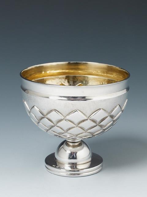 Wilhelm Nagel - A Cologne silver partially gilt chalice. Marks of Wilhelm Nagel, ca. 1990.