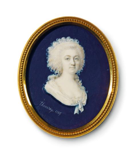  Thouesny - Porträt einer Dame "en Grisaille"
