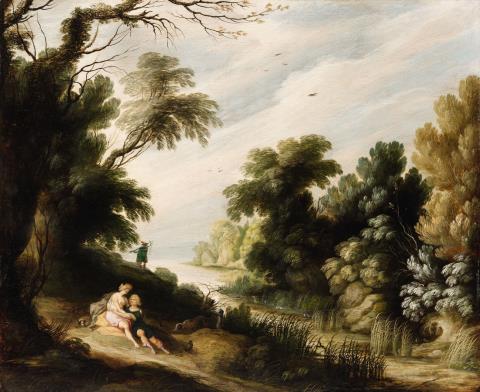 Gysbrecht Leytens - Landscape with Venus and Cupid