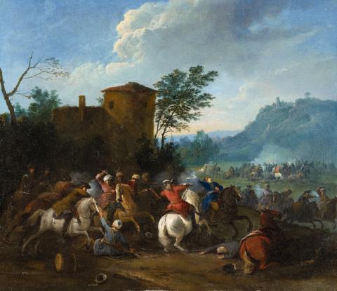 Karel Breydel, called Le Chevalier - A Battle Scene
