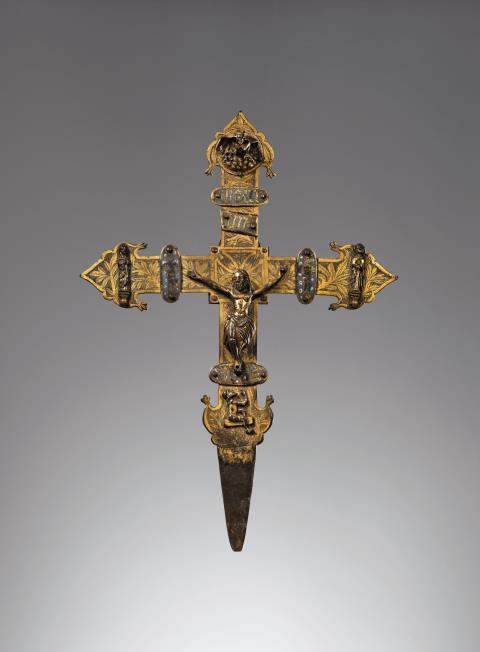 Probably Spain - A presumably Spanish 14th century processional cross.