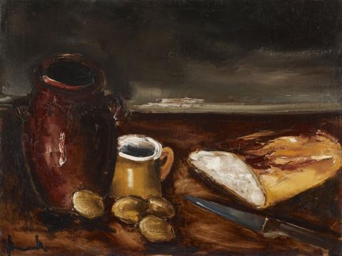 Maurice de Vlaminck - Nature Morte au pain