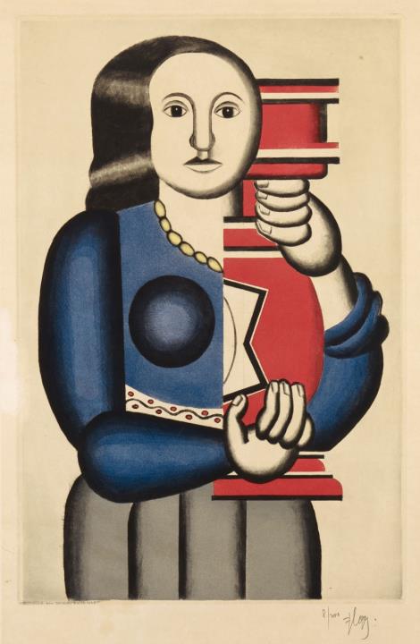 Nach Fernand Léger - Femme à la cruche