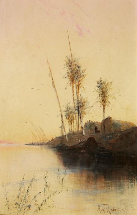 Max Friedrich Rabes - Nile Landscape