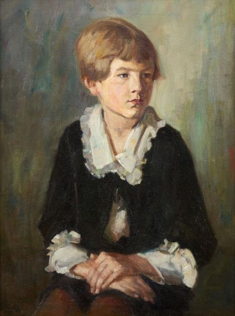 Emil Rudolf Weiss - Bildnis eines sitzenden Kindes