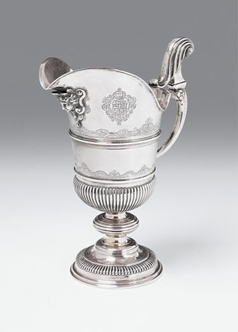 Johann II Pepfenhauser - An Augsburg silver pitcher made for the Dukes of Mecklenburg Schwerin