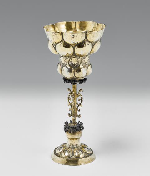 Thomas II Stör - A small Nuremberg silver gilt columbine cup