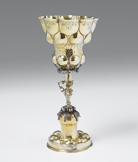 Jeremias Frencking - A Nuremburg silver gilt chalice
