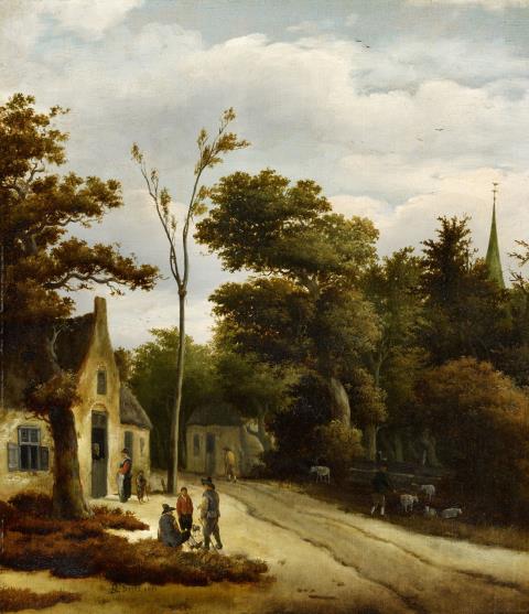 Roelof van Vries - Landscape with a Woodland Path