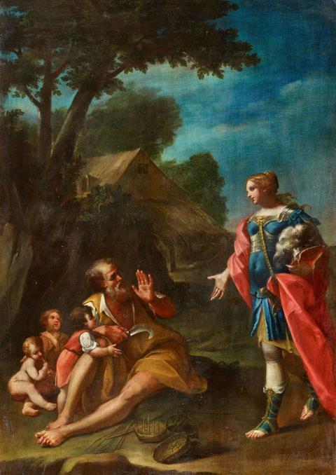 Girolamo Donnini - Erminia among the Shepherds