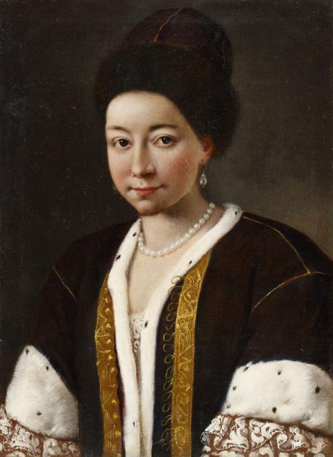 Pietro Antonio Conte Rotari - Portrait of a Russian Lady
