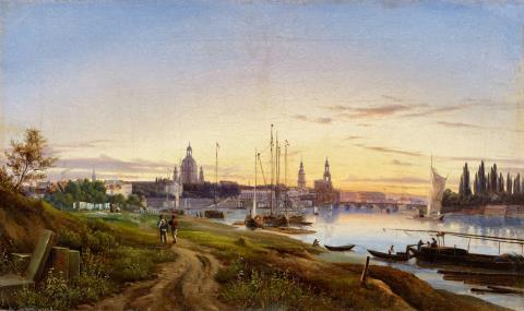 Anton Castell - A View of Dresden