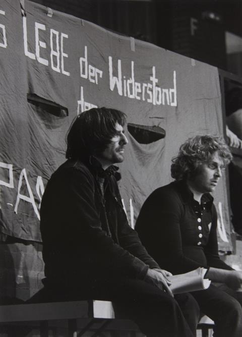 Barbara Klemm - Rudi Dutschke und Daniel Cohn-Bendit, Offenbach