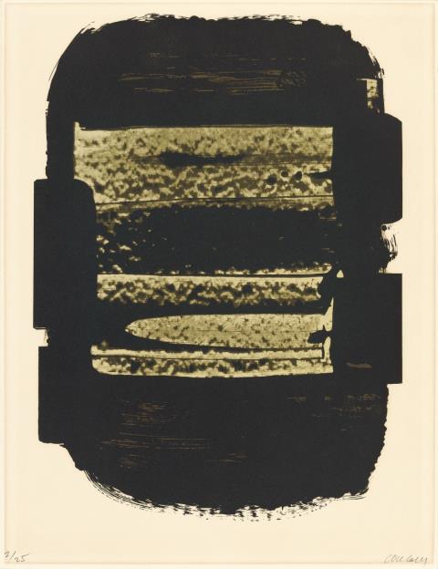 Pierre Soulages - Lithographie No. 41