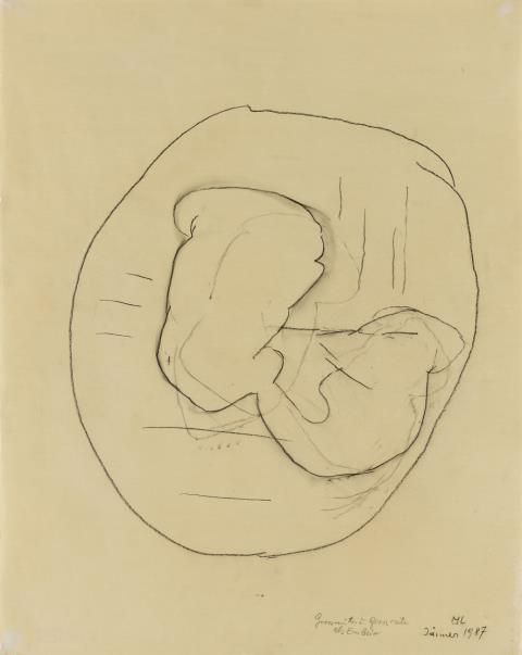 Maria Lassnig - Grossmutter und Grossvater als Embrio