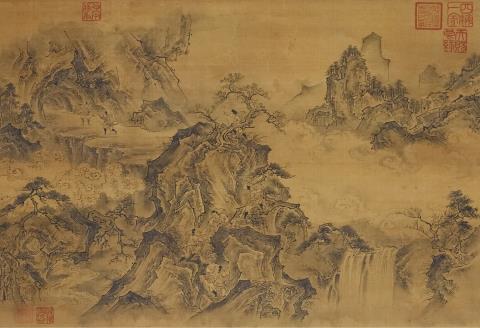  and Anonymous - A hanging scroll by an anonymous painter. 18th/early 19th century