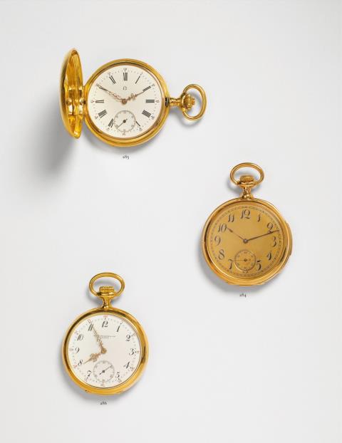 Charles Henry Meylan - An 18k rose gold hand winding openface pocketwatch with minute repetition